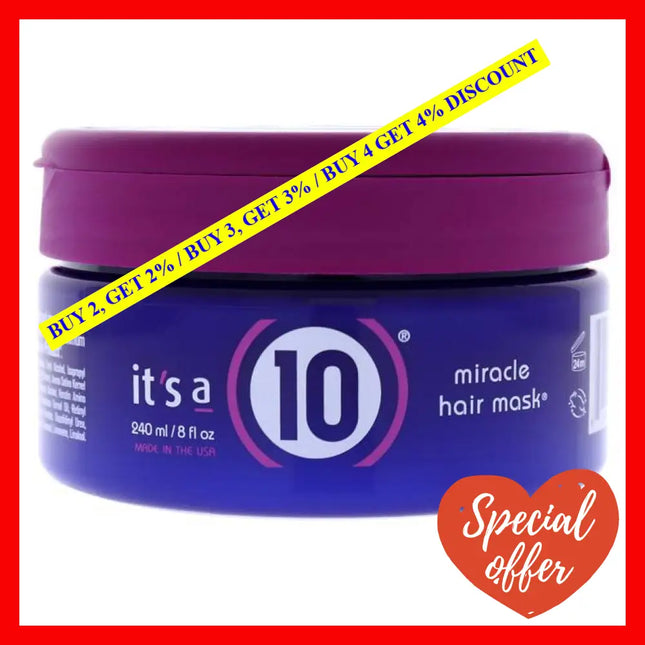 Miracle Hair Mask By Its A 10 For Unisex - 8 Oz