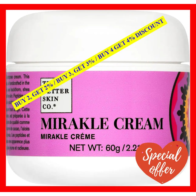 Mirakle Cream By The Better Skin For Women - 2 Oz