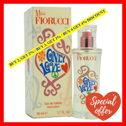 Miss Fiorucci Only Love By Parfums For Women - 1.7 Oz Edt Spray (Tester)