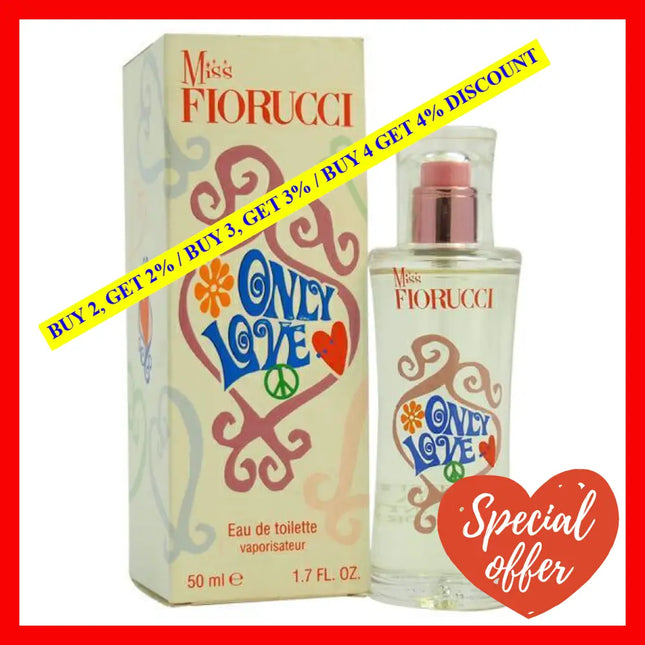 Miss Fiorucci Only Love By Parfums For Women - 1.7 Oz Edt Spray (Tester)