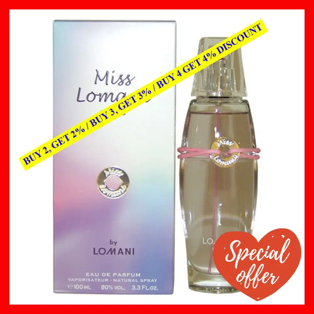 Miss Lomani By For Women - 3.4 Oz Edp Spray