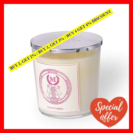 Mizensir Jasmin Indien Summer Candle 230G-8.1Oz Classic Candle.