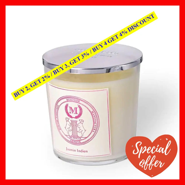 Mizensir Jasmin Indien Summer Candle 230G-8.1Oz Classic Candle.