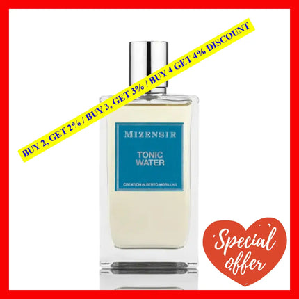 Mizensir Tonic Water Edp Spray For Men And Women 3.4Oz - 100Ml