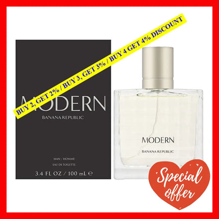 Modern By Banana Republic For Men - 3.4 Oz Edt Spray