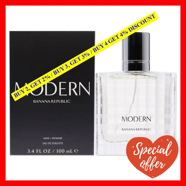Modern By Banana Republic For Men - 3.4 Oz Edt Spray