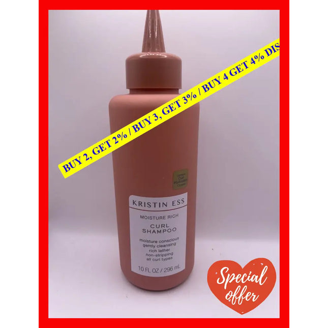 Moisture Rich Curl Shampoo By Kristin Ess For Unisex - 10 Oz