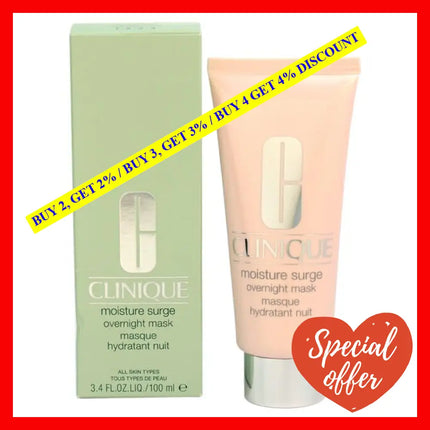 Moisture Surge Overnight Mask - All Skin Types By Clinique For Unisex 3.4 Oz