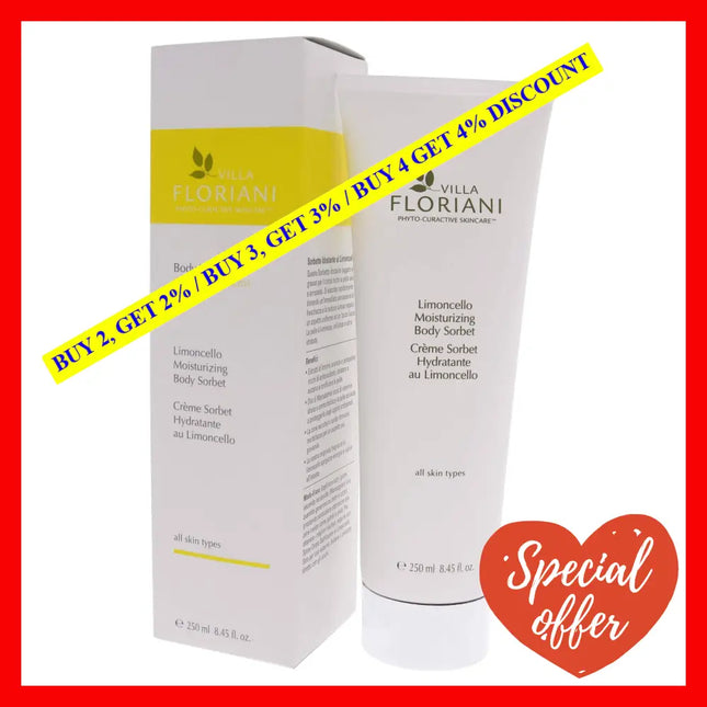 Moisturizing Body Sorbet - Limoncello By Villa Floriani For Women 8.45 Oz