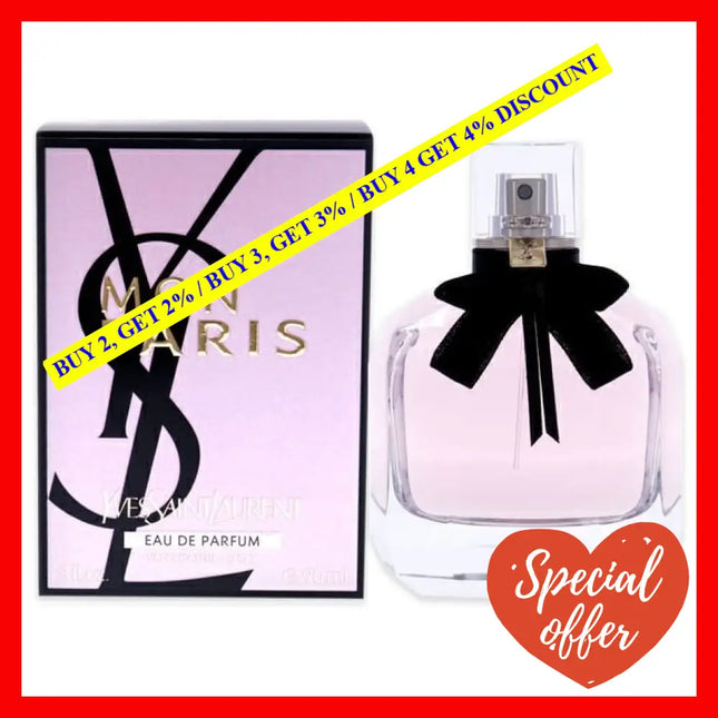 Mon Paris By Yves Saint Laurent For Women - 3 Oz Edp Spray