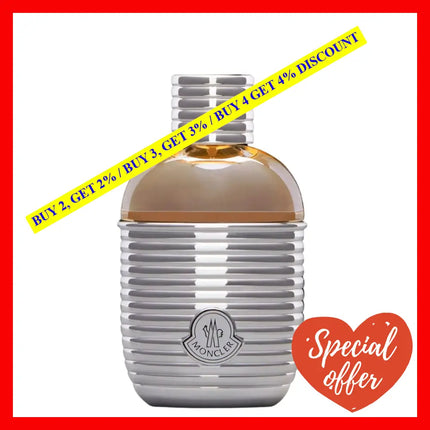 Moncler Pour Femme 2.0Oz - 60Ml Eau De Parfum Sprash