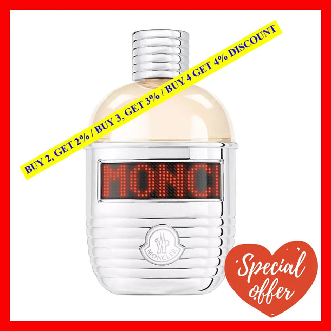 Moncler Pour Femme 5.0Oz - 150Ml Eau De Parfum Sprash