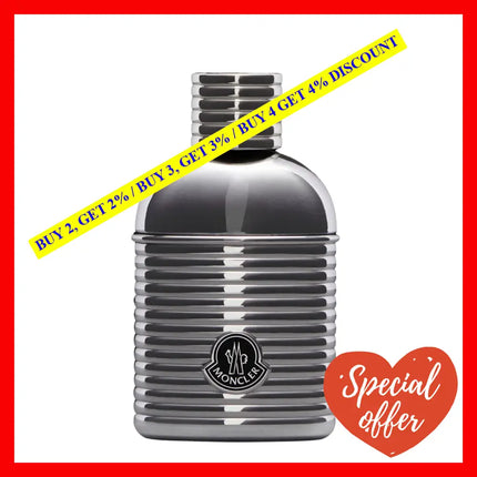 Moncler Pour Homme Eau De Parfum 3.4Oz - 100Ml