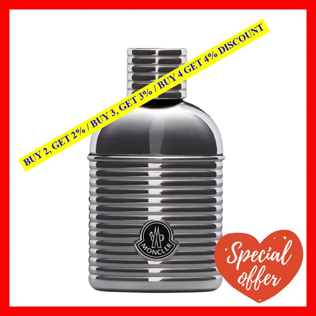 Moncler Pour Homme Eau De Parfum 3.4Oz - 100Ml