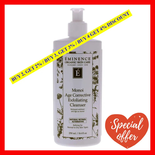 Monoi Age Corrective Exfoliating Cleanser By Eminence For Unisex - 8.4 Oz