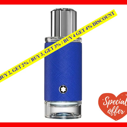 Mont Blanc Explorer Ultra Blue 1.0 Oz / 30 Ml Eau De Parfum For Men