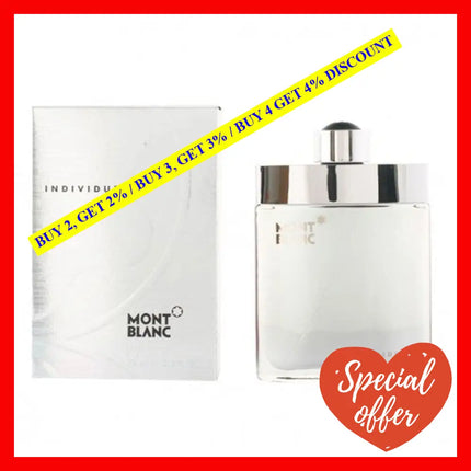 Mont Blanc Individuel By For Men - 2.5 Oz Edt Spray