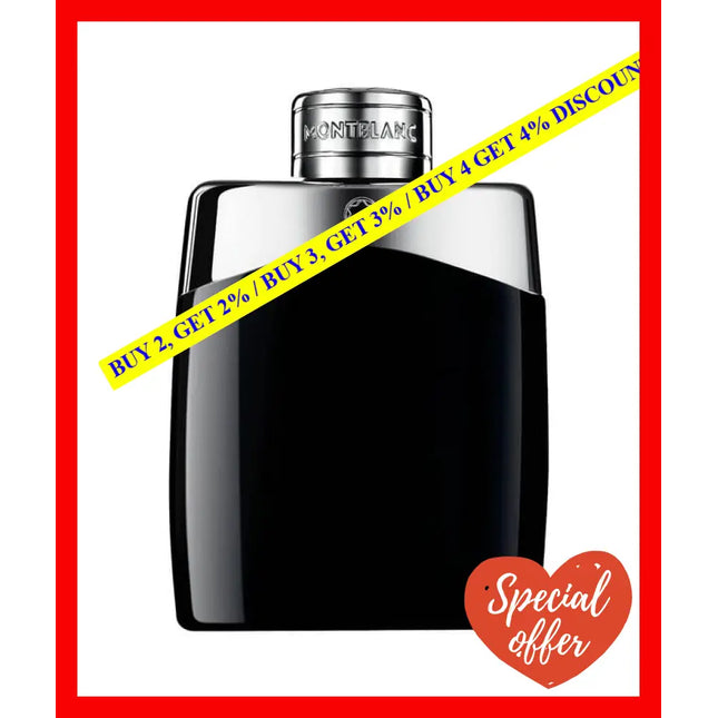Mont Blanc Legend Eau De Toilette Spray 100 Ml For Men - 3386460032681
