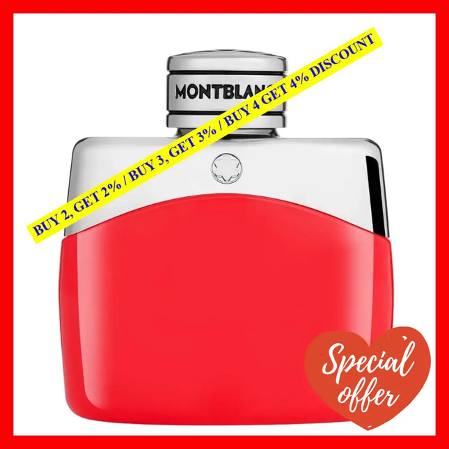 Mont Blanc Legend Red For Men Edp Spray 1.7Oz-50Ml