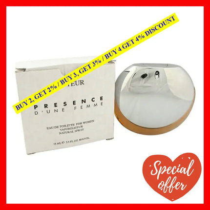 Mont Blanc Presence By For Women - 2.5 Oz Edt Spray (Tester)