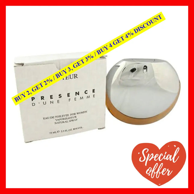 Mont Blanc Presence By For Women - 2.5 Oz Edt Spray (Tester)