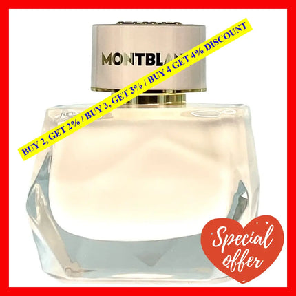 Mont Blanc Signature For Women Eau De Parfum Spray 1.7Oz/50Ml