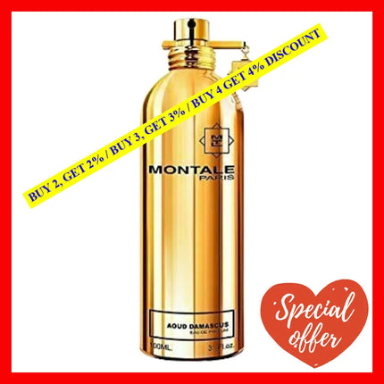 Montale Aoud Damascus Perfume For Women Eau De Parfum Ml Spray 3.4 Oz / 100