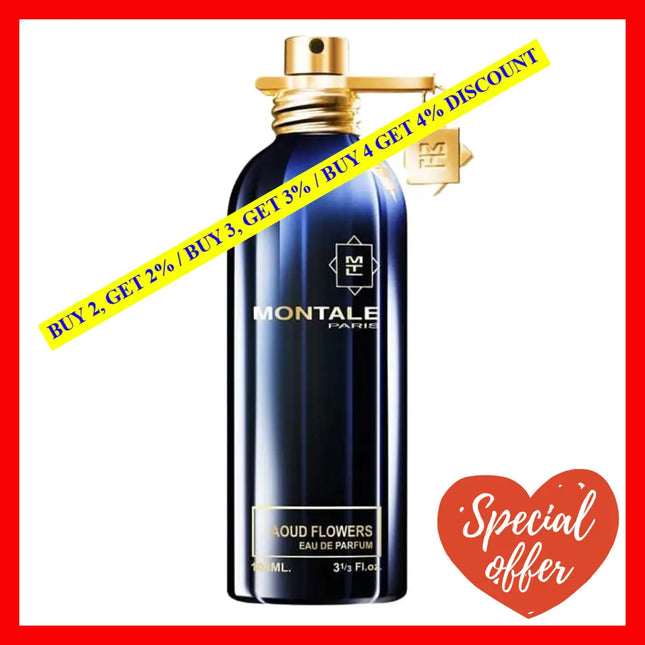 Montale Aoud Flowers 3.3 Oz /100Ml Eau De Parfum Spray