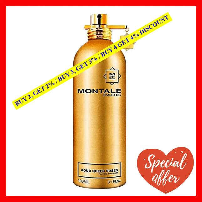 Montale Aoud Queen Roses Edp Spray Roses/Montale Eau De Parfum 3.3 Oz (100 Ml) (U)