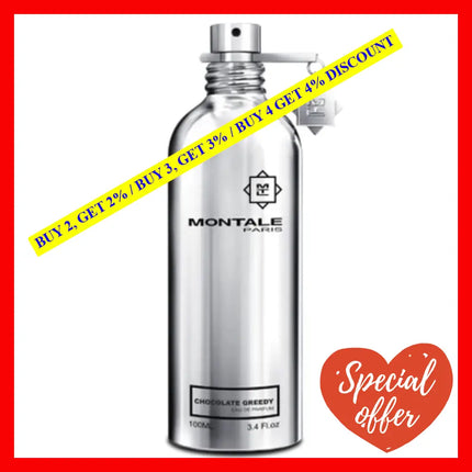 Montale Chocolate Greedy Unisex 3.4Oz - 100Ml Eau De Parfum Spray