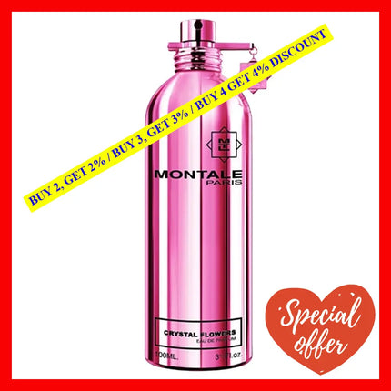 Montale Crystal Flowers Eau De Parfum Spray 3.4Oz/100Ml