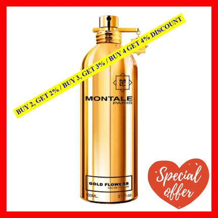 Montale Gold Flowers Edp Spray Flowers/Montale Eau De Parfum 3.3 Oz (100 Ml) (W)