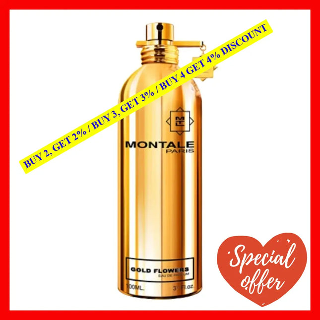 Montale Gold Flowers Edp Spray Flowers/Montale Eau De Parfum 3.3 Oz (100 Ml) (W)