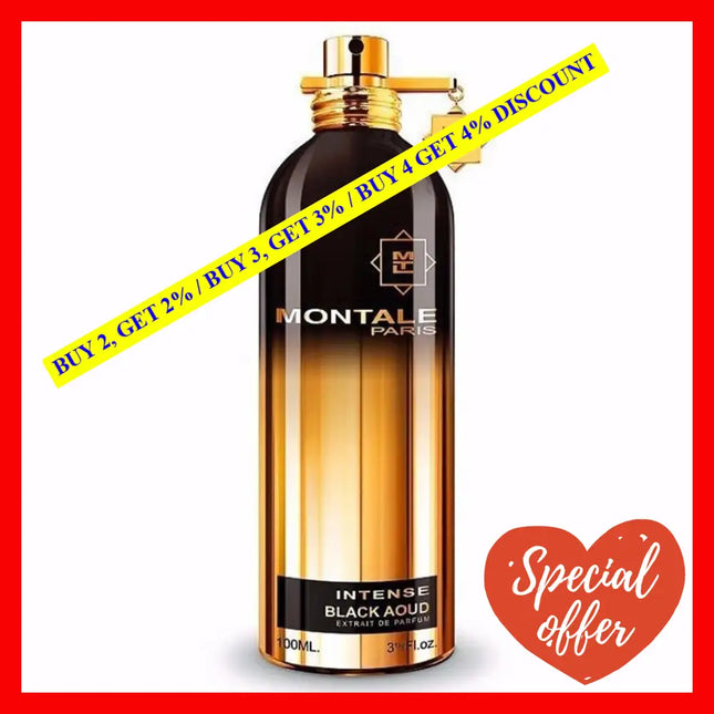 Montale Intense Black Aoud Unisex Eau De Parfum Spray 3.4Oz/100Ml
