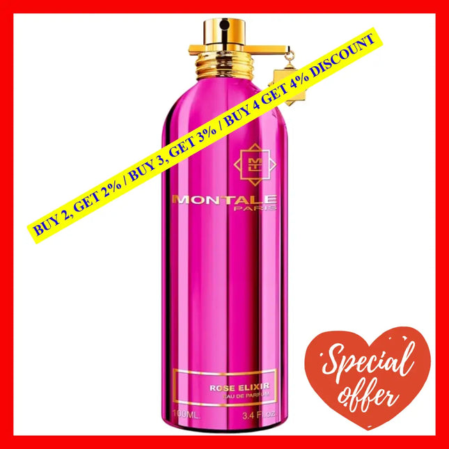 Montale Rose Elixir Extrait De Parfum 3.4Oz - 100Ml