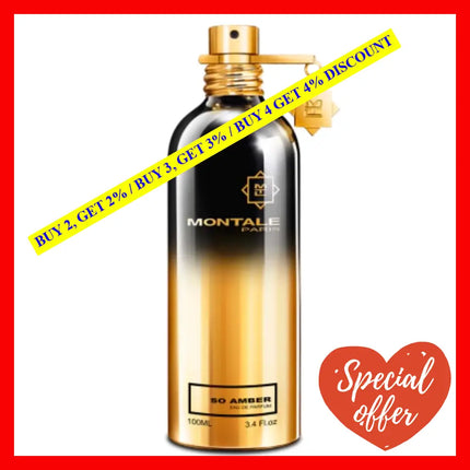 Montale So Amber Eau De Parfum Spray 3.4Oz - 100Ml