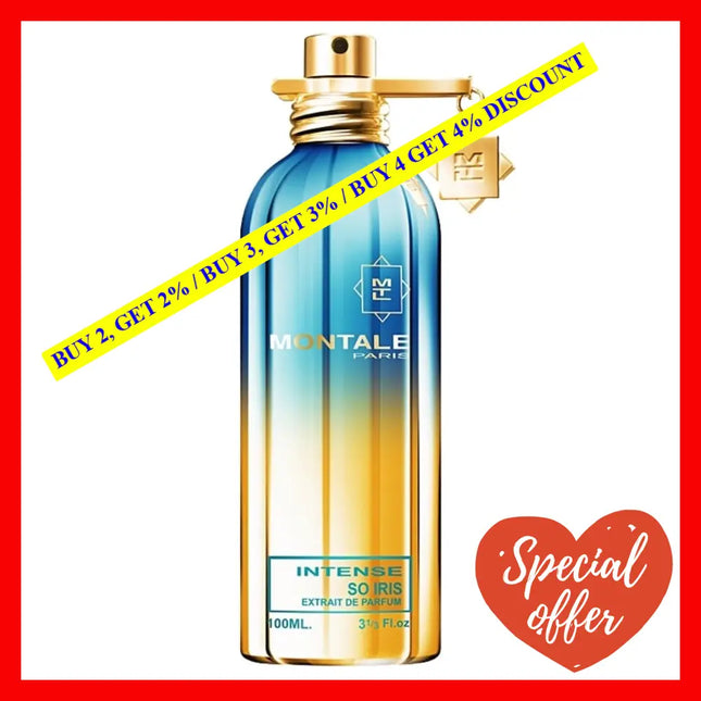 Montale So Iris Intense For Unisex Extrait De Parfum Ml 3.4 Oz / 100