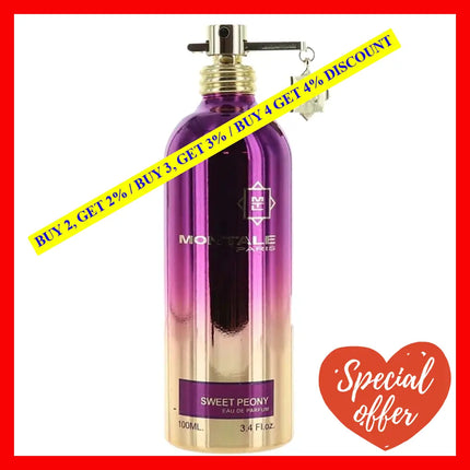 Montale Sweet Peony For Women Eau De Parfum Ml Spray 3.4 Oz / 100