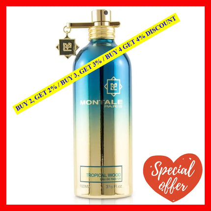 Montale Tropical Wood Perfume Unisex Eau De Parfum Ml Spray 3.4 Oz / 100