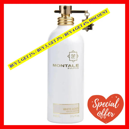 Montale White Aoud Perfume Unisex Eau De Parfum Ml Spray 3.4 Oz / 100