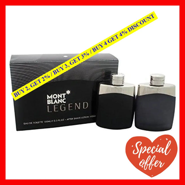 Montblanc 2 Piece Legend Eau De Toilette Spray Gift Set For Men