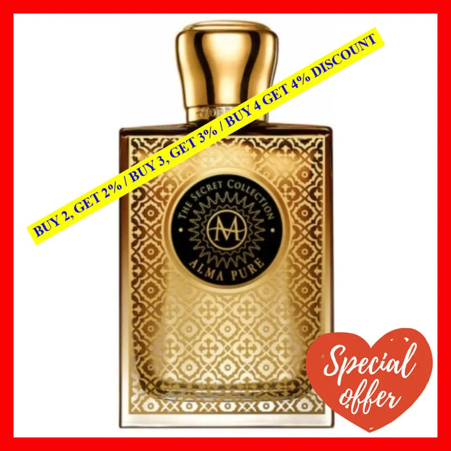 Moresque Parfums Secret Collection Alma Pure Eau De Parfum Spray 2.5 Oz 75 Ml