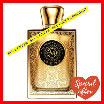 Moresque Parfums Secret Collection Ubar 1992 Eau De Parfum Spray 2.5 Oz 75 Ml