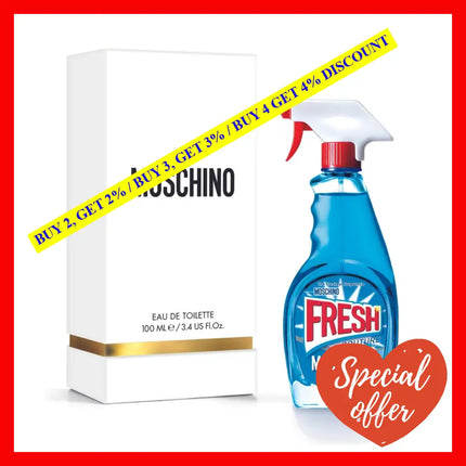 Moschino Fresh Couture By For Women - 3.4 Oz Edt Spray