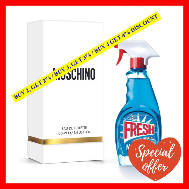 Moschino Fresh Couture By For Women - 3.4 Oz Edt Spray