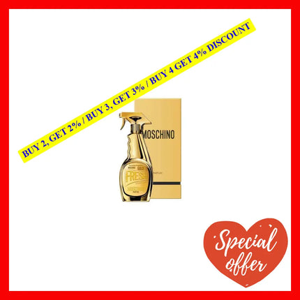 Moschino Gold Fresh Couture By For Women - 3.4 Oz Edp Spray