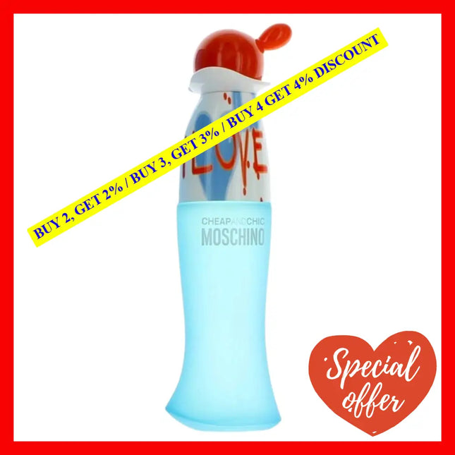 Moschino I Love For Women Eau De Toilette Spray 1.7 Oz (50 Ml)