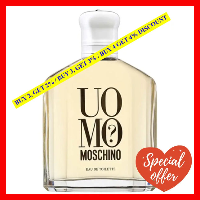 Moschino Uomo For Men Eau De Toilette 4.2 Oz 125 Ml Spray