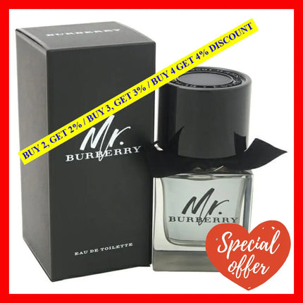 Mr. Burberry By For Men - 1.6 Oz Edt Spray