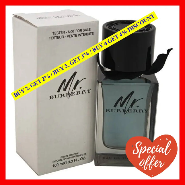 Mr. Burberry By For Men - 3.3 Oz Edt Spray (Tester)